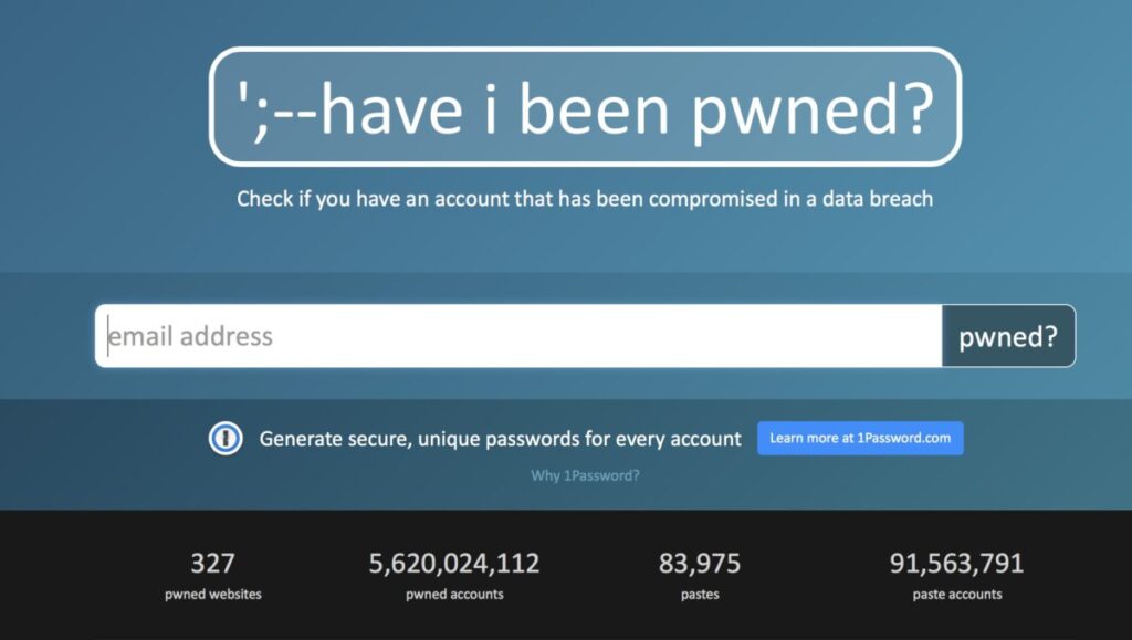 Have I been pwned?