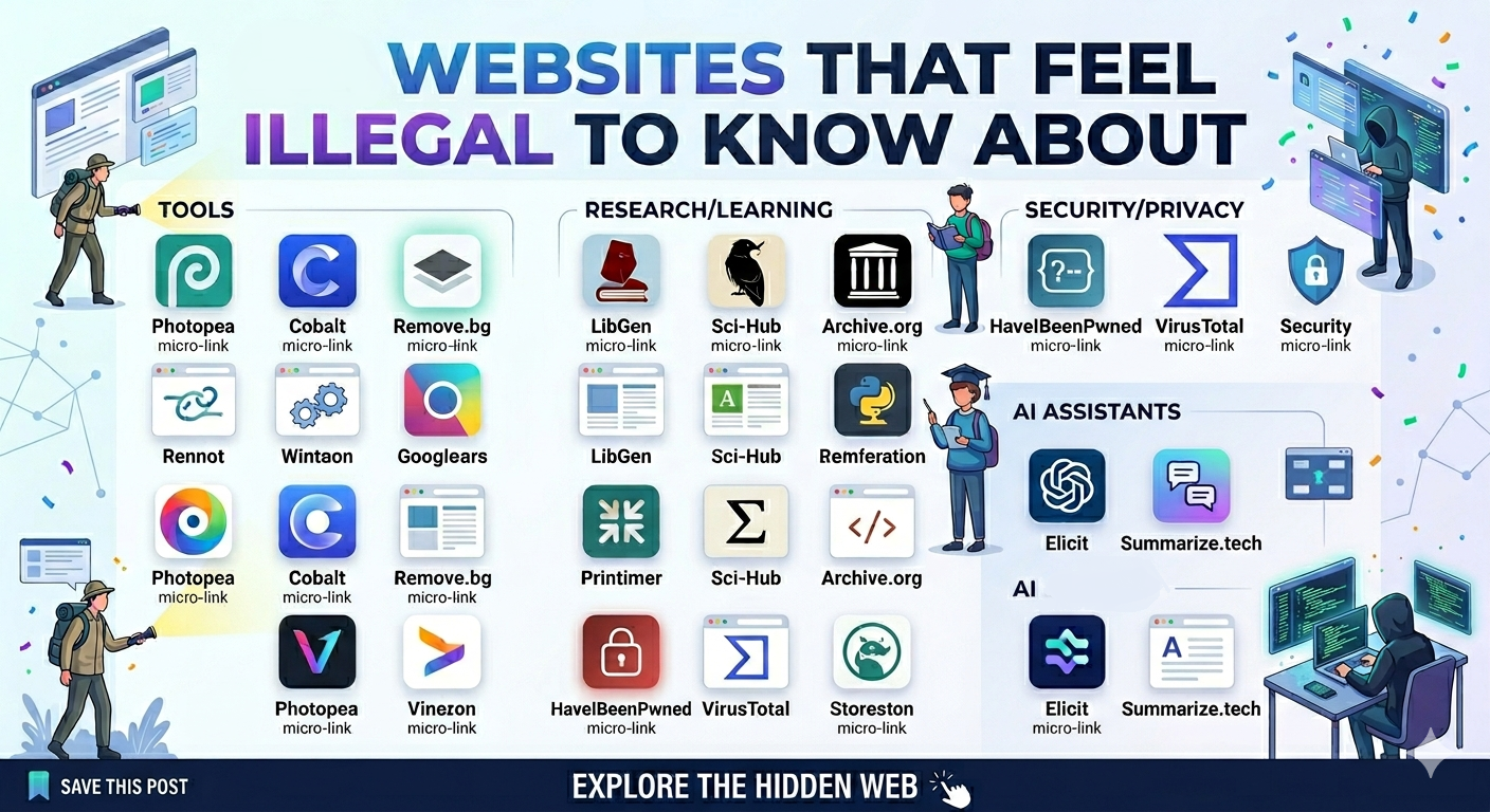 Websites That Feel Illegal To Know About